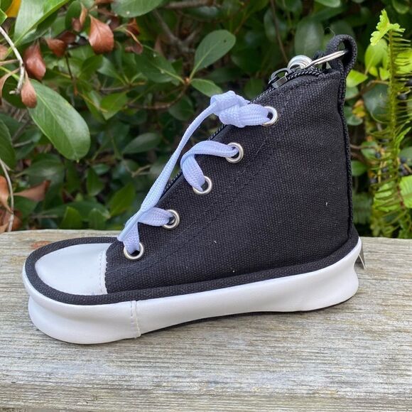 Own Your Journey Black High-top Keychain/Coin Pouch. NWT. - Picture 2 of 4